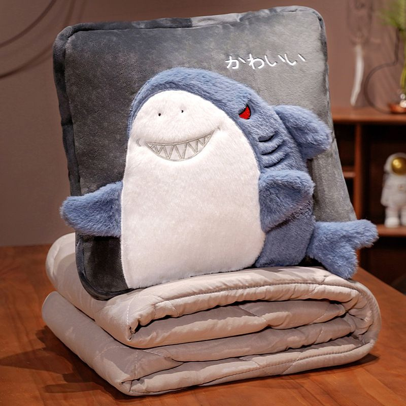 Комплект одеяло (плед) + подушка (Angry shark / Злая акула 150*100 / 40*40)  #1