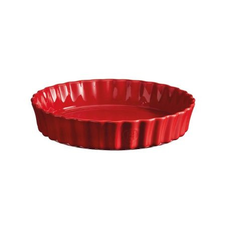 Форма для выпечки, Emile Henry, пирогов, кексов, и запекания, керамическая d-32см. Красная  #1