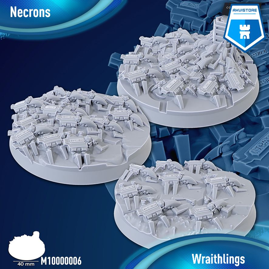 Некроны (Necrons) - Wraithlings 32 мм миниатюра 3D печать Warhammer 40000 #1