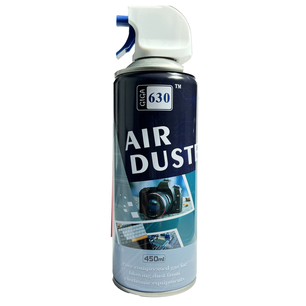 Баллон со сжатым воздухом, пылеудалитель, ручной воздуходув AIR DUSTER 450мл (для продувки от пыли)  #1