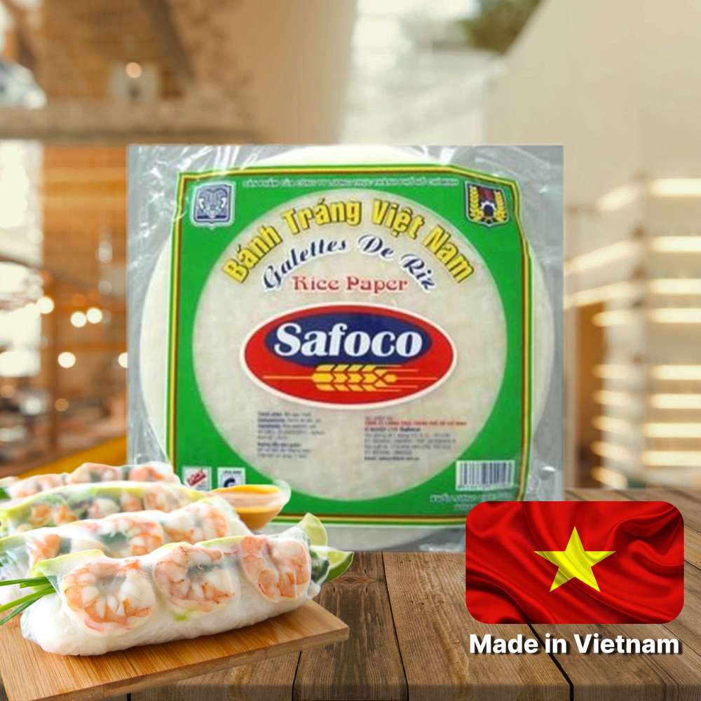 Рисовая бумага Safoco (22 см, 300 г), Вьетнам #1
