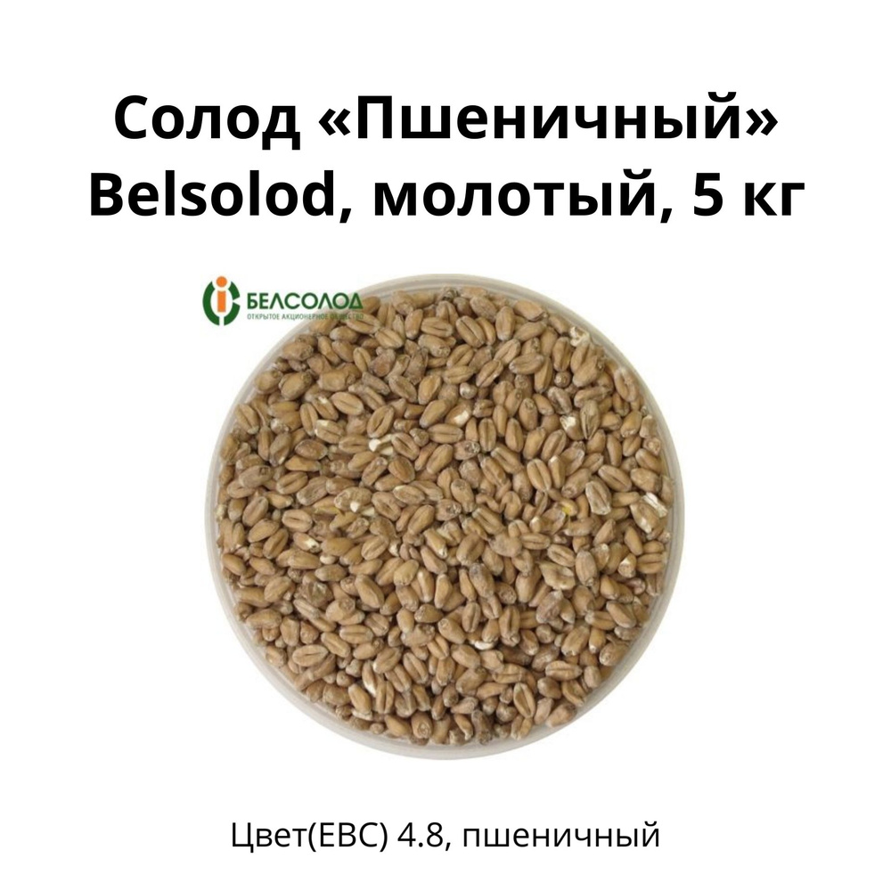 Солод Пшеничный Belsolod, молотый, 5 кг #1