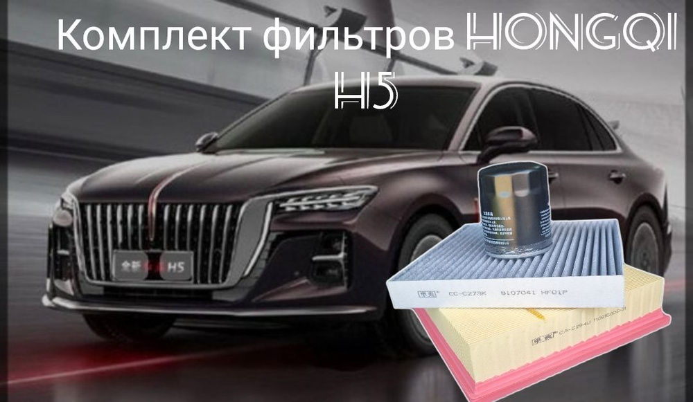 Комплект фильтров Hongqi H5(2е поколение) #1