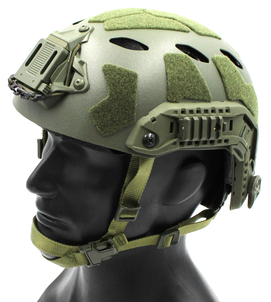 Шлем FAST SF SUPER HIGH CUT HELMET (облегчённая версия), WS, OD/олива, HL-31-OD.  #1