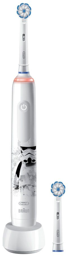 Электрическая зубная щетка BRAUN Oral-B Pro 3 Junior Sensi Star Wars (D505.523.2K)  #1