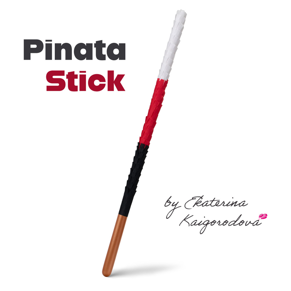 Бита для пиньяты, 60 см / Pinata stick by Ekaterina Kaigorodova / Палка для пиньяты от Екатерины Кайгородовой #1