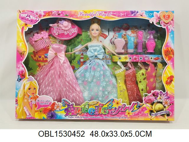 Кукла с платьями / 3689-32A #1
