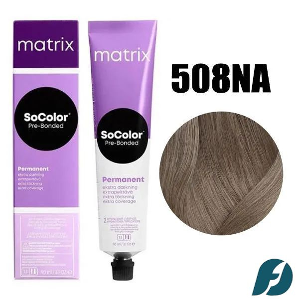 Matrix SOCOLOR Extra Coverage 508NA Крем-краска для зрелых волос Светлый блондин натуральный пепельный, #1