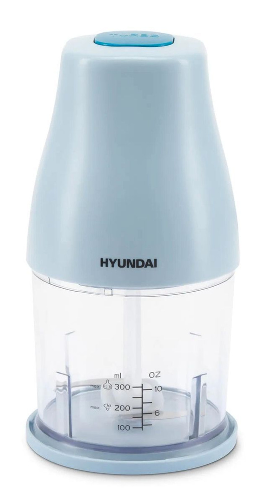 ?змельчитель электрический Hyundai HYC-P3118 0.8л. 300Вт голубой/синий  #1
