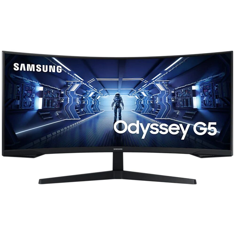 Samsung 34" Монитор C34G55TWWI, черный #1