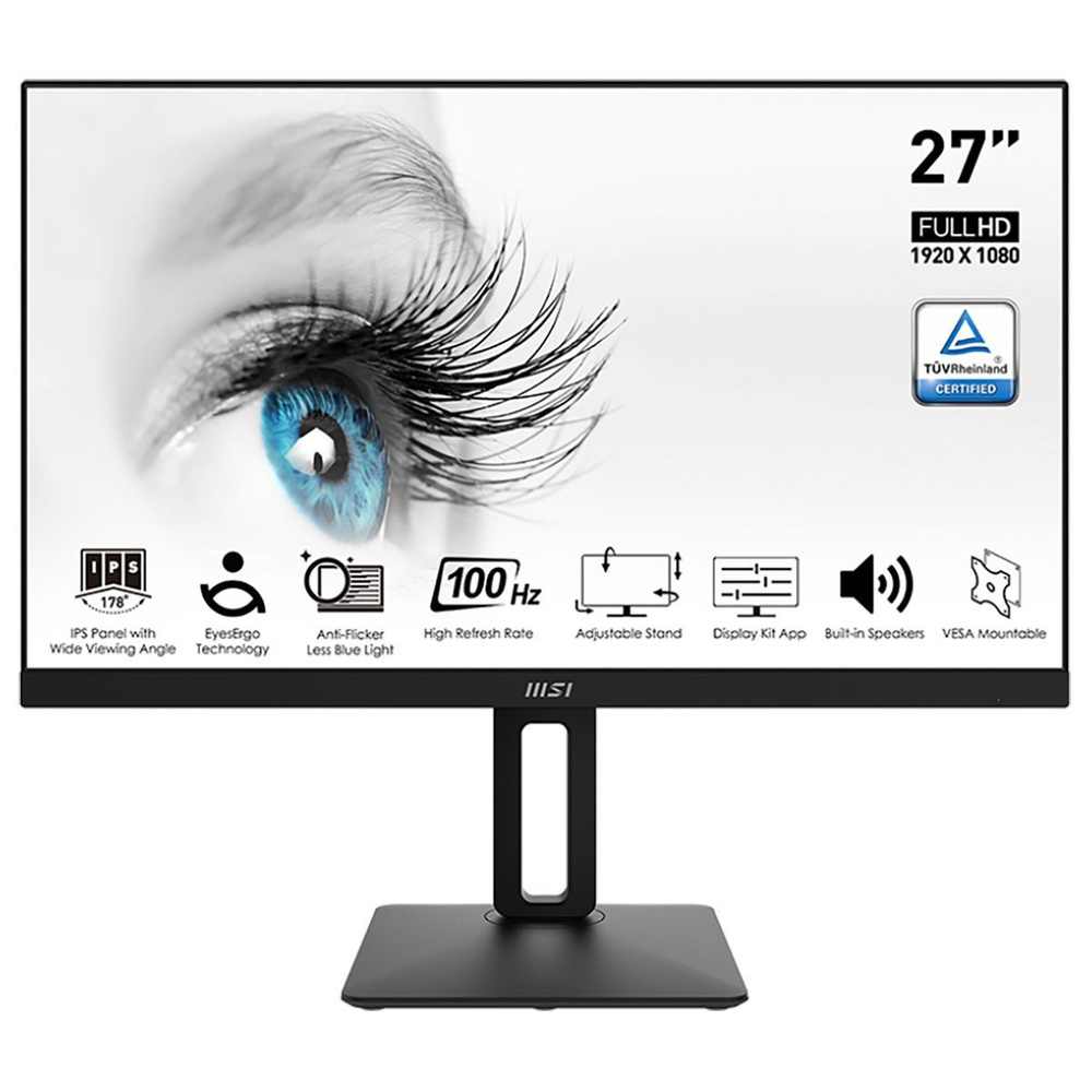 MSI 27" Монитор 9S6-3PA29T-086, черный #1