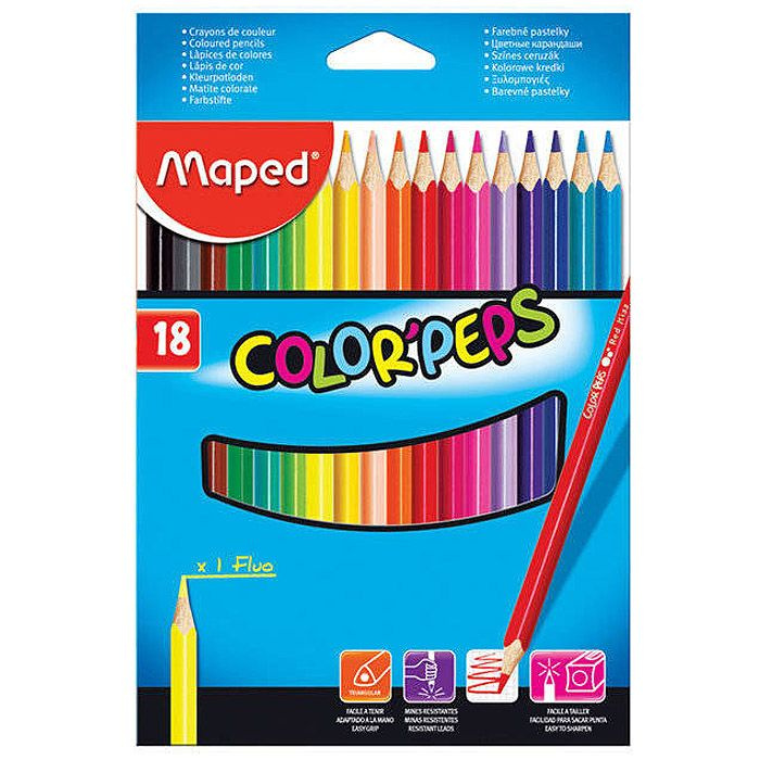 Darvish Набор карандашей, вид карандаша: Цветной, 18 шт. #1