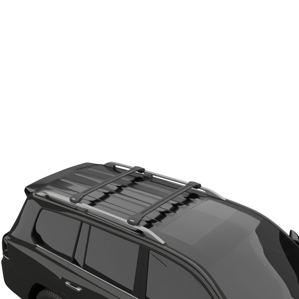 Багажник на крышу LUX CONDOR для Nissan Pathfinder (R52) с черными дугами Актив 110 см  #1
