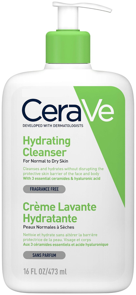 CeraVe Hydrating Cleanser увлажняющее очищающее средство #1
