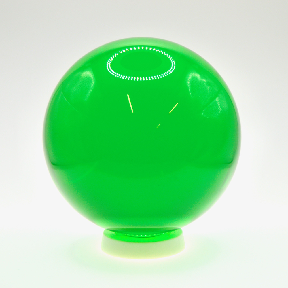 Акриловый шар для контактного жонглирования 100 мм, зелёный  #1