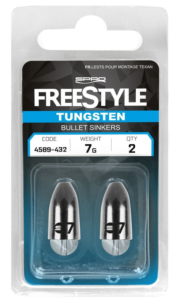 Груз SPRO FreeStyle Bullet Sinker Tungsten 5гр #1