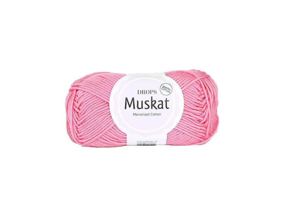 Пряжа Drops Muskat (Дропс мускат) цвет 29 Pink Panther 50г/100м 1 моток #1