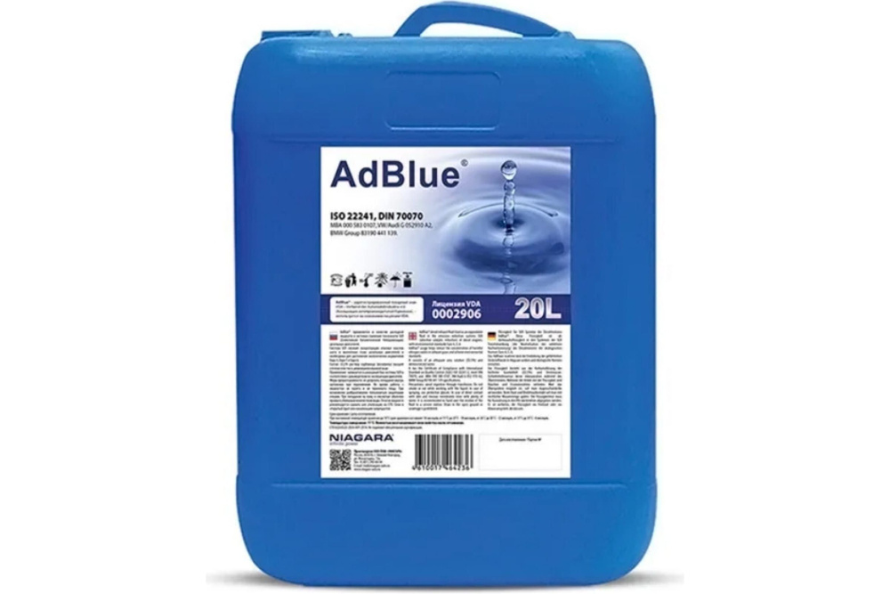 Жидкость NIAGARA AdBlue 20 л, мочевина, для систем SCR Евро 4/5/6 004008000013  #1