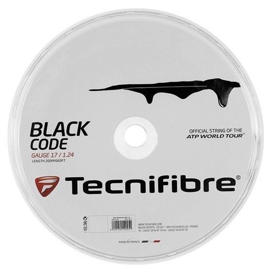 Теннисная струна Tecnifibre Black Code 1.24 (Нарезка 12м) #1