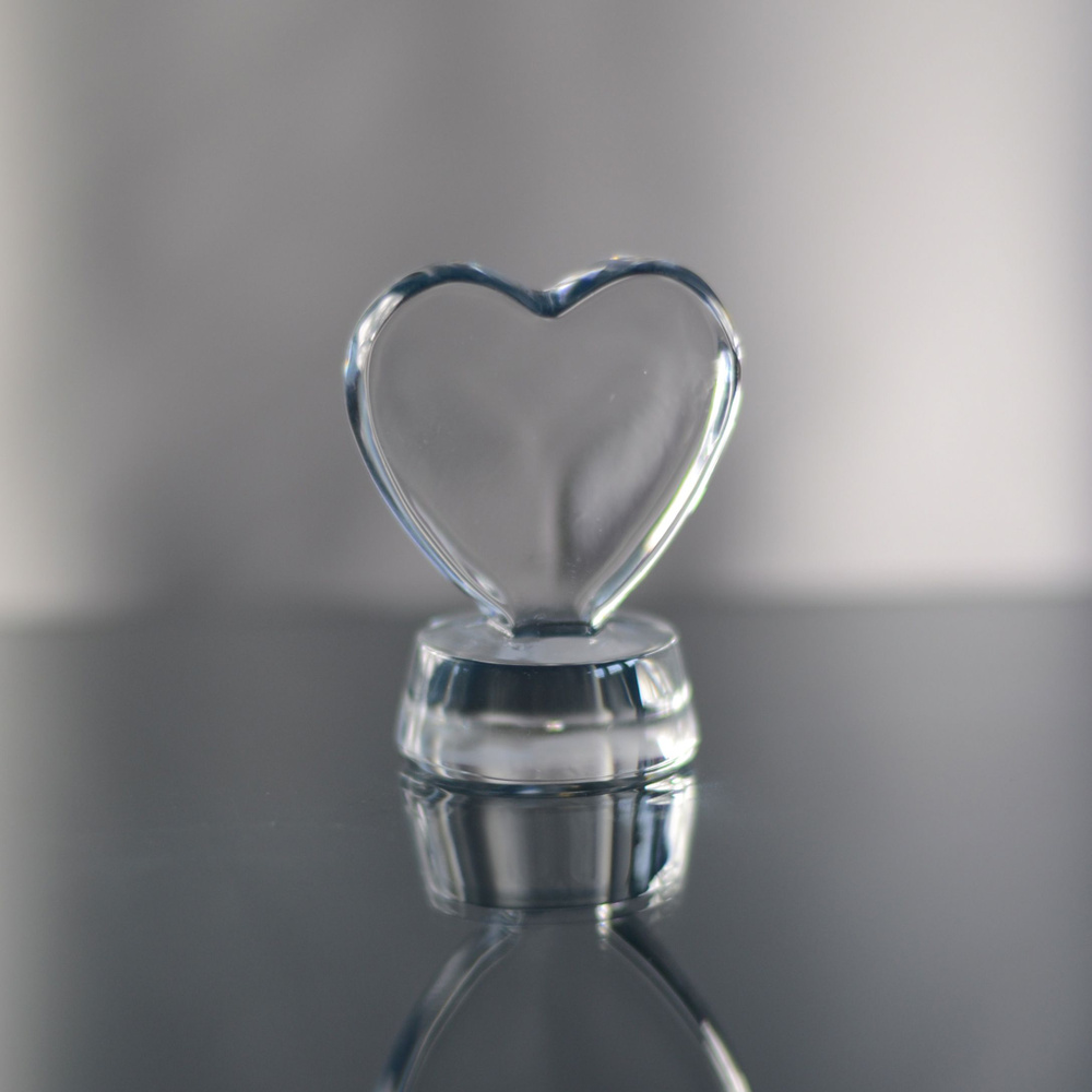 Декоративное изделие из хрусталя "Сердце"(10392 600/14) Неман стеклозавод  #1
