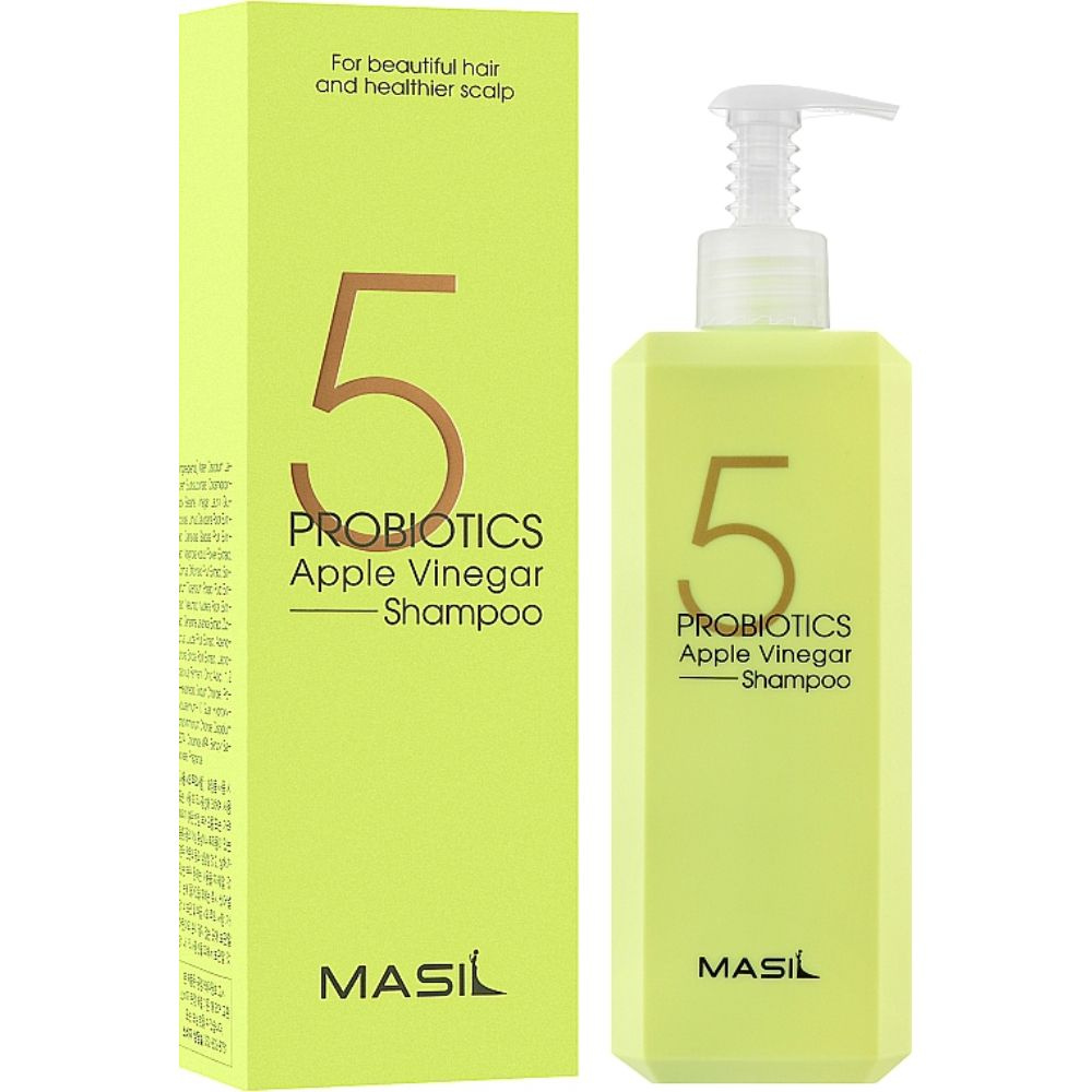 MASIL Шампунь против перхоти 5 Probiotics Apple Vinegar Shampoo (500 мл) #1