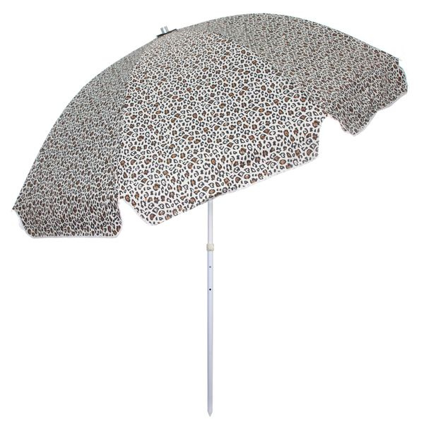 Зонт пляжный D-240 см, h-220 см, "Принт АРТ11498-2", с наклоном и покрытием от нагрева  #1