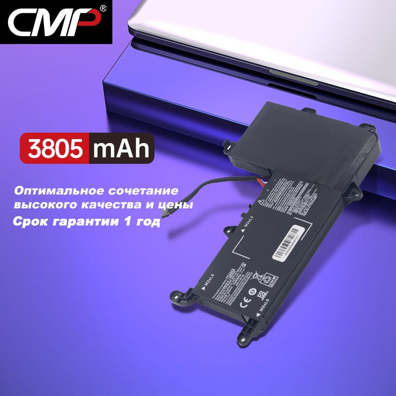 CMP Аккумулятор для ноутбука Lenovo Legion Y720-15IKB (L16M4PB0) серии 80Y40003CD L16S4TB0 5B10M33724 #1