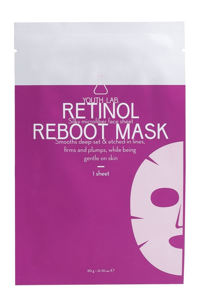 Восстанавливающая тканевая маска для лица с ретинолом / Youth Lab Retinol Reboot Mask  #1