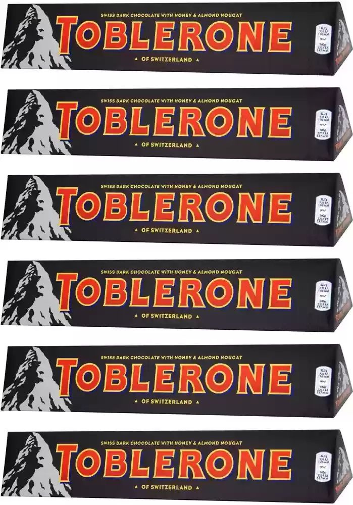 Шоколад Toblerone Dark 6 шт. 100 г. (Швейцария) #1