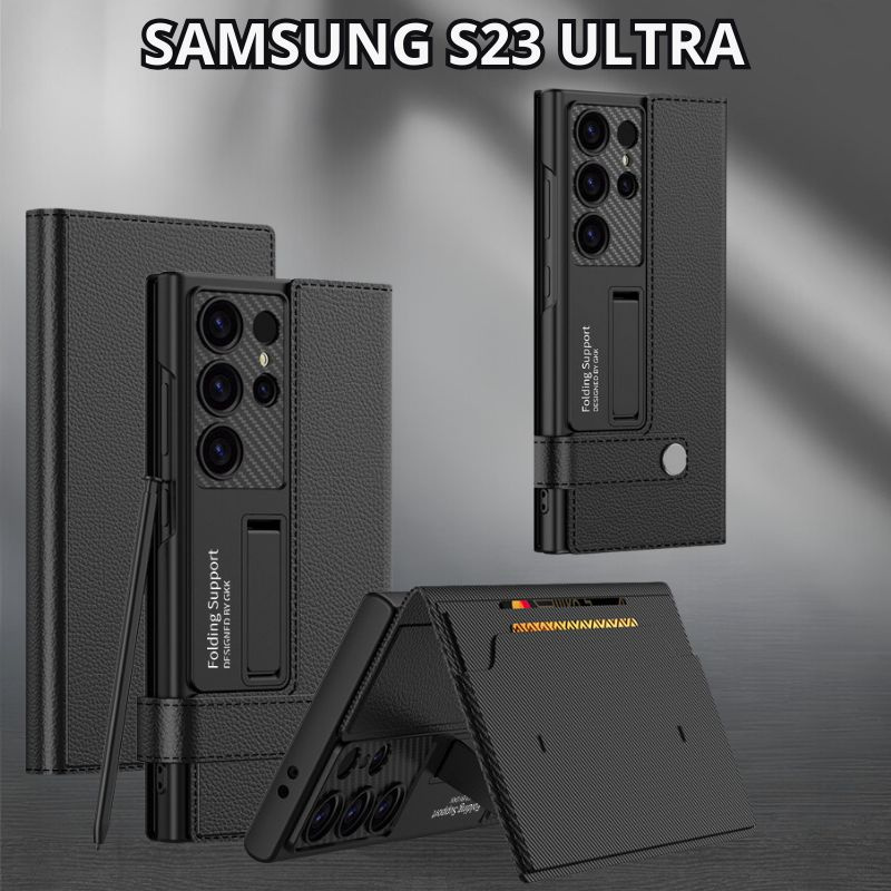 Чехол на Samsung S23 Ultra книжка Самсунг S23 Ультра черный #1