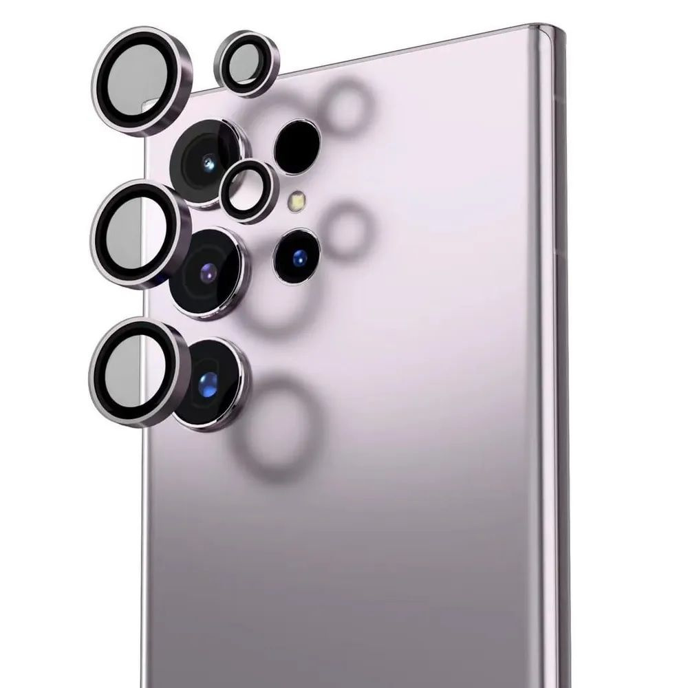 Защитное стекло на заднюю камеру ANANK для Samsung S24 Ultra (Titanium Violet)  #1