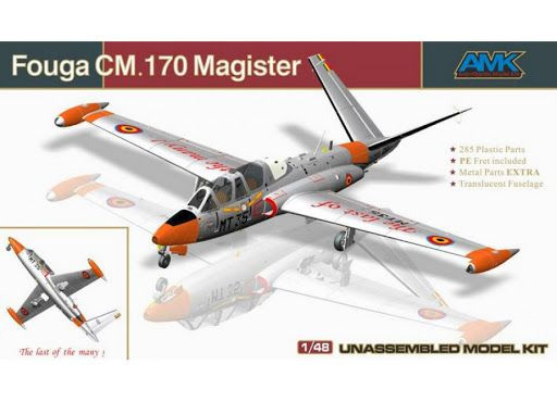 88004 Самолет FOUGA CM 170 Magister (AMK) 1/48 #1