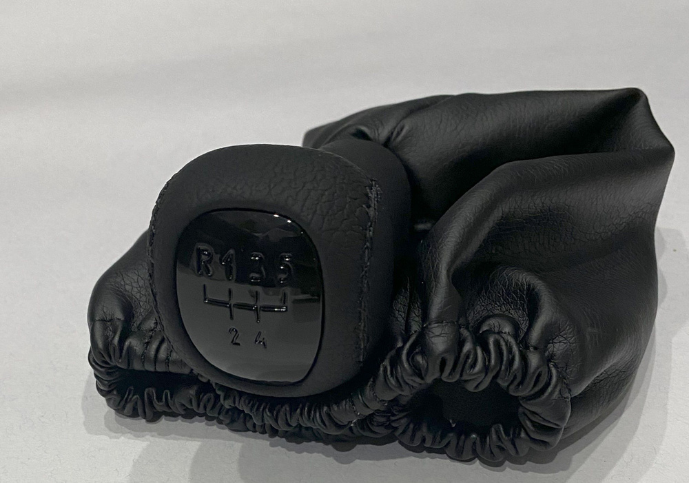 Ручка КПП с чехлом ЛЮКС-черный на ВАЗ-2108, 2109, 21099 (Lada Priora) ручка коробки переключения передач #1