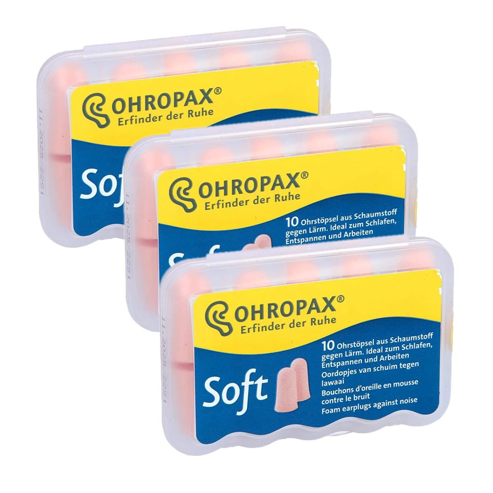 Ушная пробка Ohropax мягкая пена (30 затычек для ушей Немецкое производство)  #1