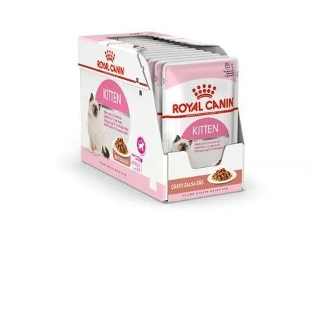 Royal Canin 12 паучей KITTEN STERILISED Мелкие кусочки в желе для стерилизованных котят  #1