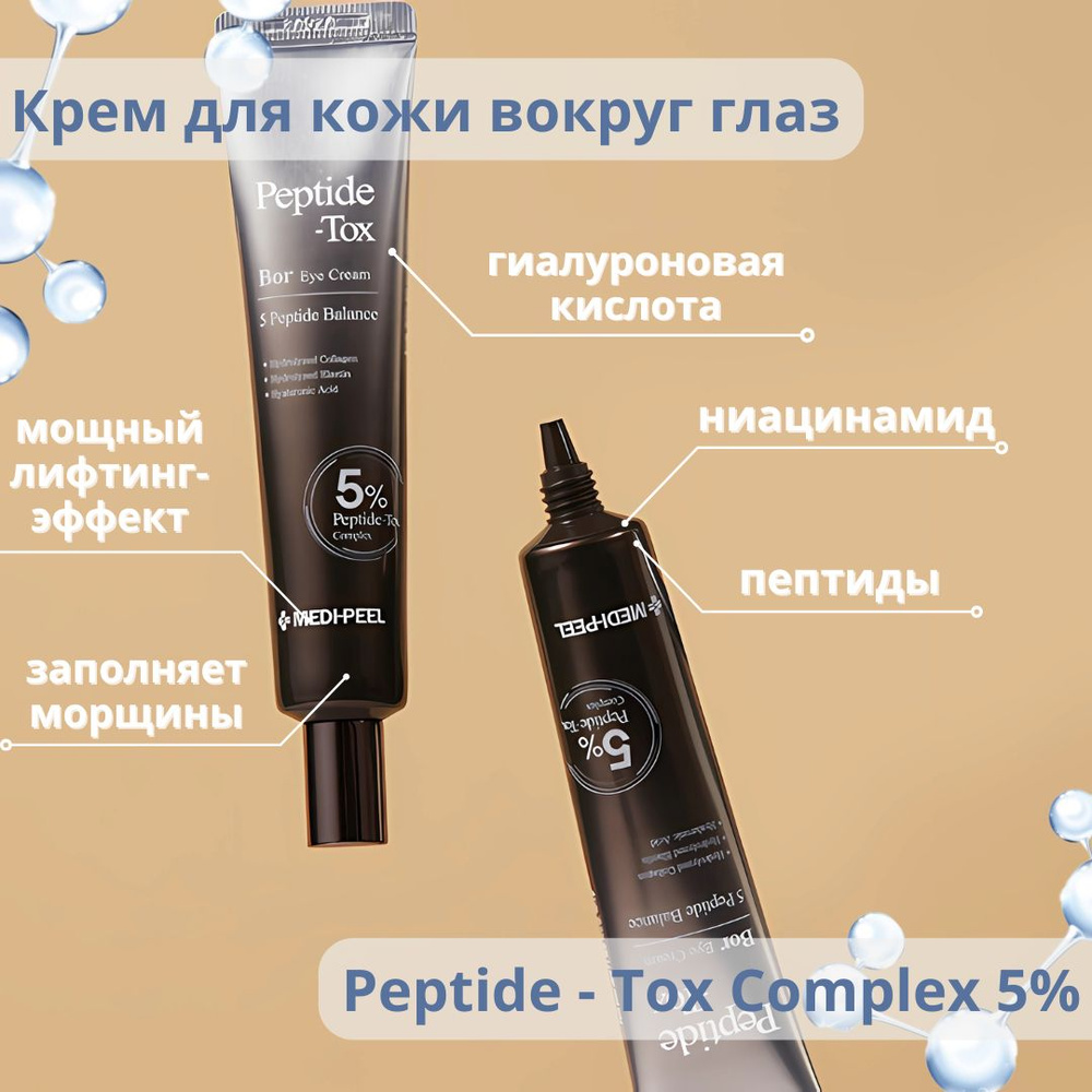 MEDI-PEEL Крем по уходу за кожей вокруг глаз с пептидами, 40ml #1