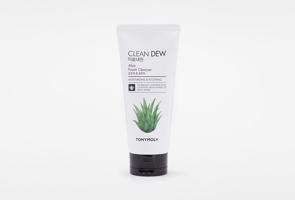 Пенка для умывания Tony Moly Clean Dew Aloe Foam Cleanser, 180 мл #1