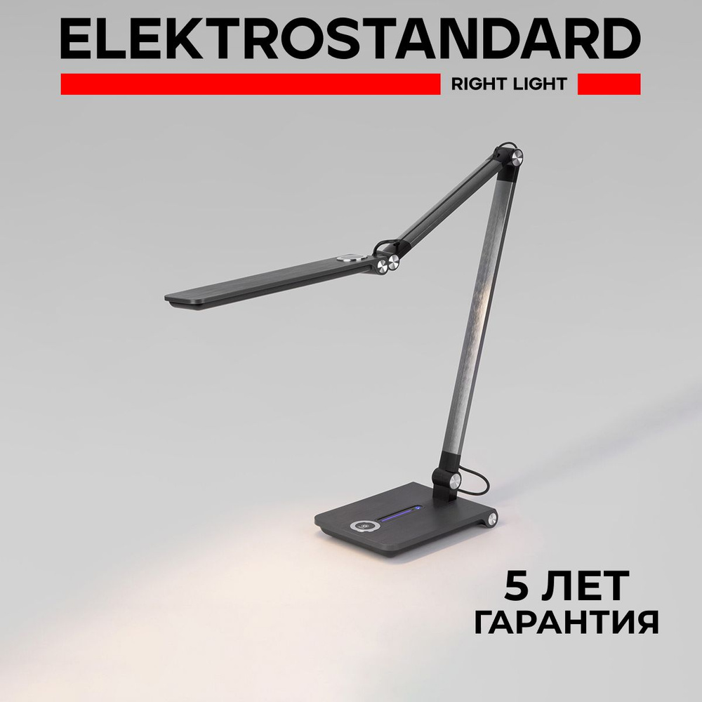 Светильник настольный светодиодный Elektrostandard Great TL70240 графит  #1