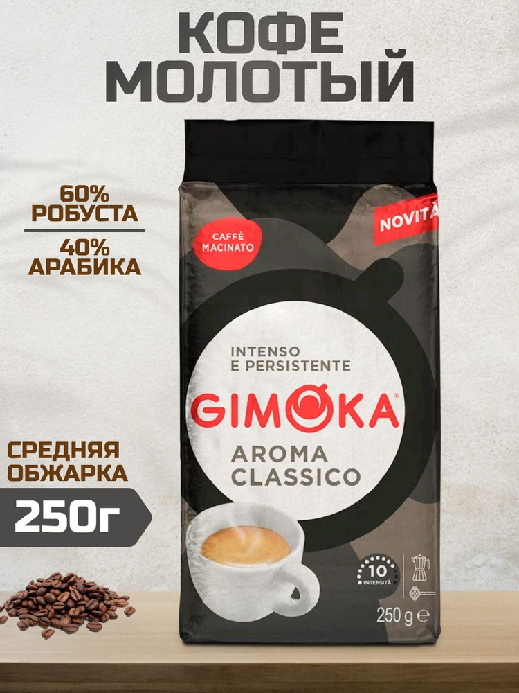 Кофе Gimoka Aroma Classico молотый 250г #1