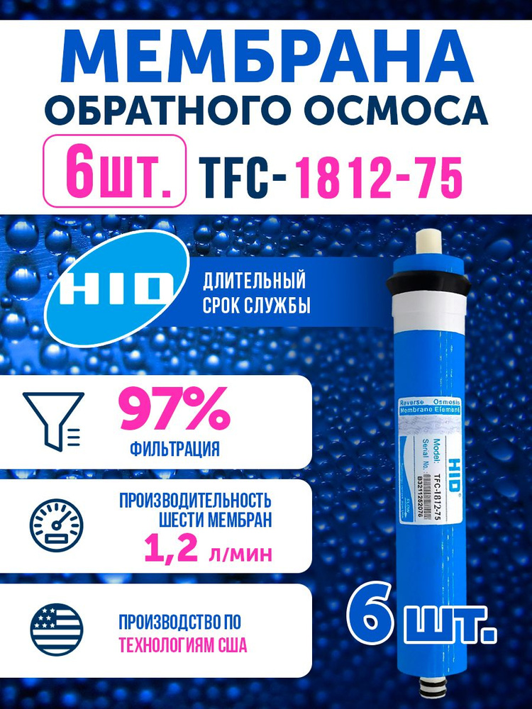 Мембрана обратного осмоса TFC 1812-75 #1