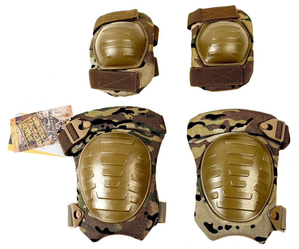 Наколенники + налокотники EmersonGear Military Kneepad (Multicam) #1