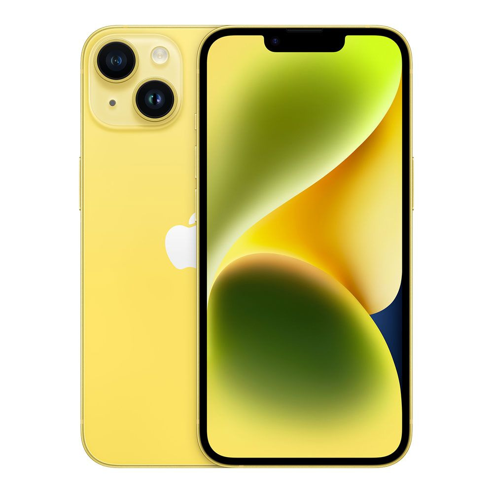 Смартфон Айфон 14 nanoSim/eSim Жёлтый Восстановленный 6/128 ГБ, желтый  #1