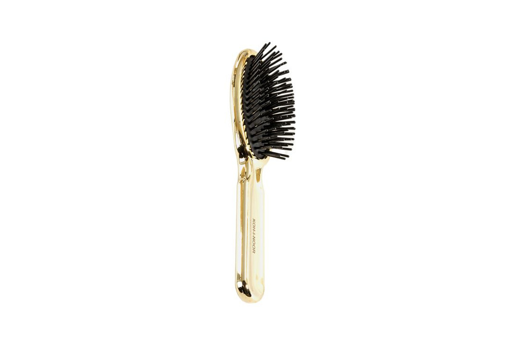Массажная расческа для волос KOH-I-NOOR 7109G SPAZZOLA PNEUMATICA Metalli Gold  #1