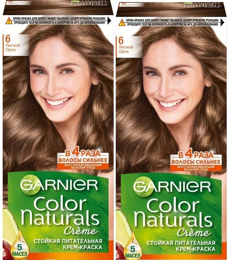 Крем-краска для волос Garnier Color Naturals 6 Лесной орех #1