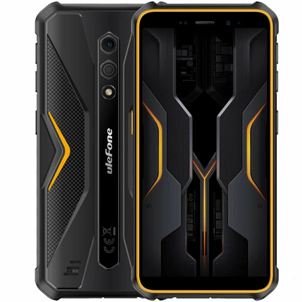 ULEFONE Смартфон Armor X12 Pro 4/64 ГБ, черный, оранжевый #1