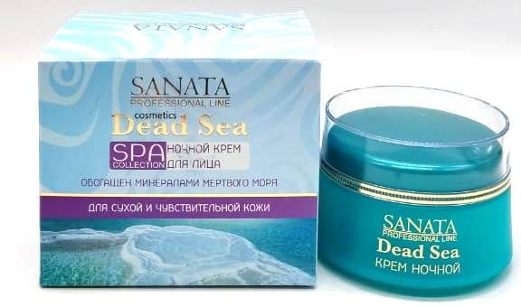 Ночной крем для лица "Dead Sea". Sanata Professional line cosmetics #1