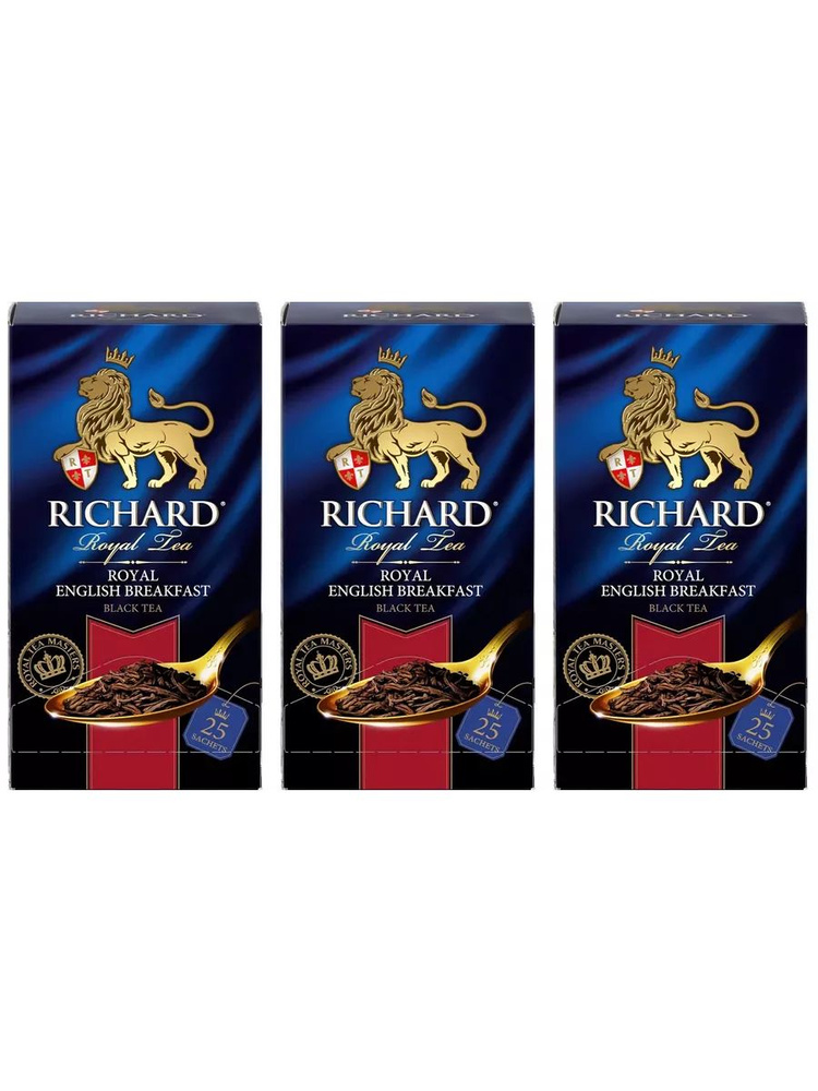 Richard Royal English Breakfast чёрный 25 пак х3шт #1