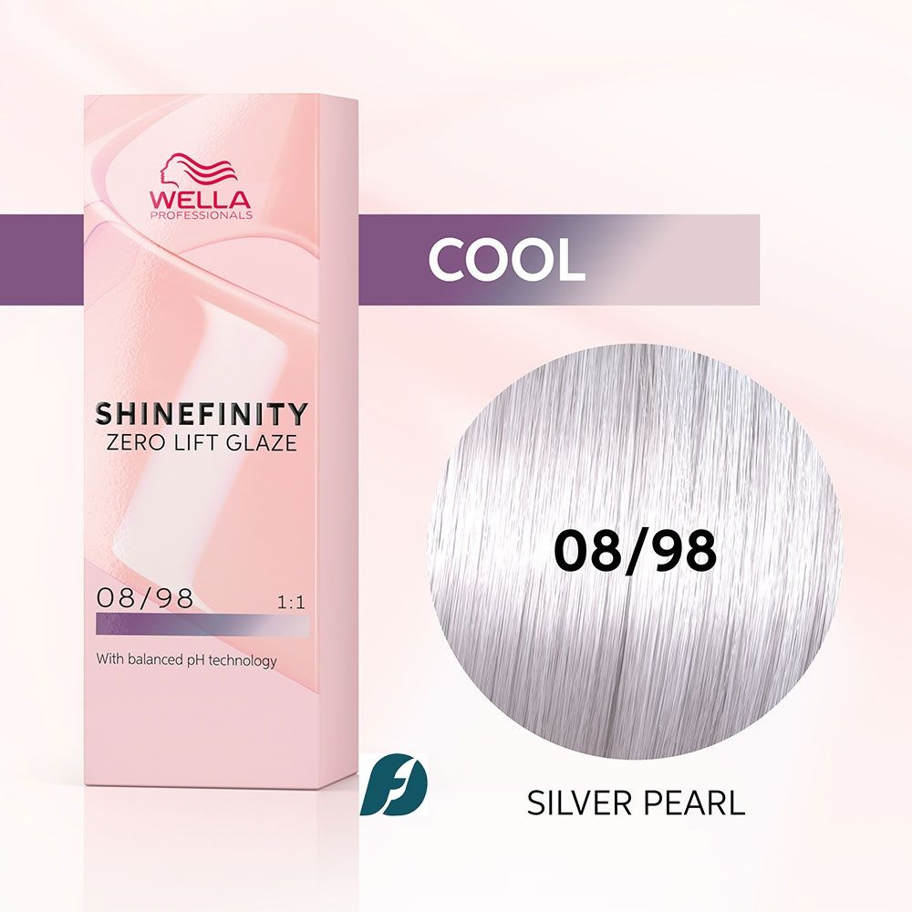 Wella Professionals Shinefinity 08/98 Гель-крем краска - Серебряный жемчуг, 60 мл  #1