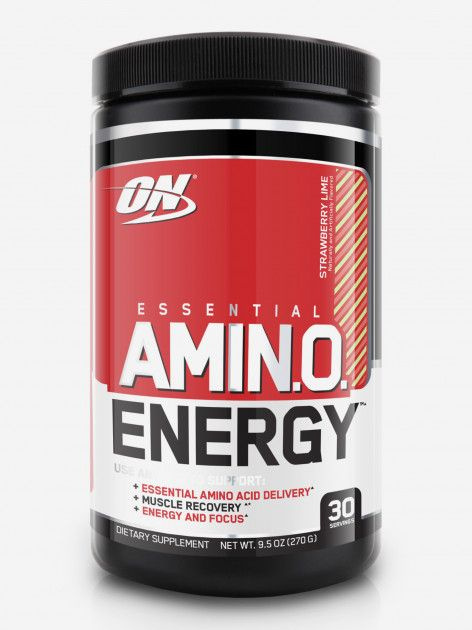 Аминокислотный комплекс Essential Amino Energy (270 г) - Клубника и лайм черный  #1