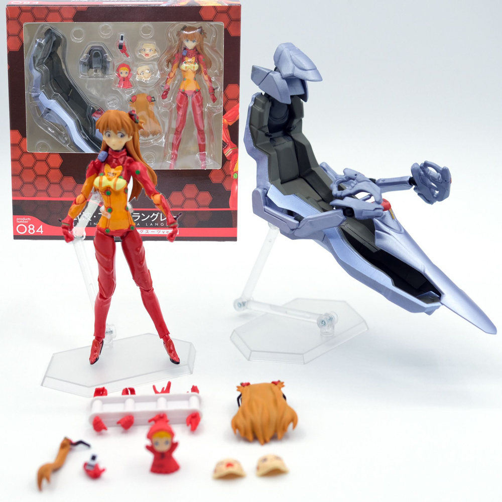 Figma аниме фигурки евангелион /EVA подвижные фигурка"Asuka"18CM  #1